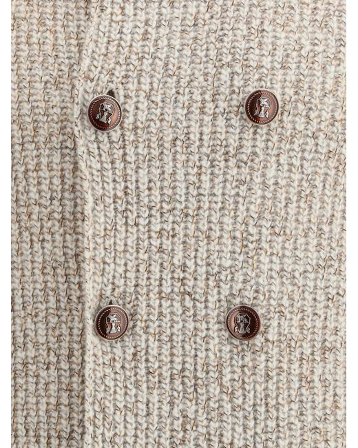 Brunello Cucinelli White Knitwear for men