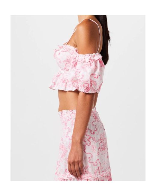 LoveShackFancy Pink Tank Top
