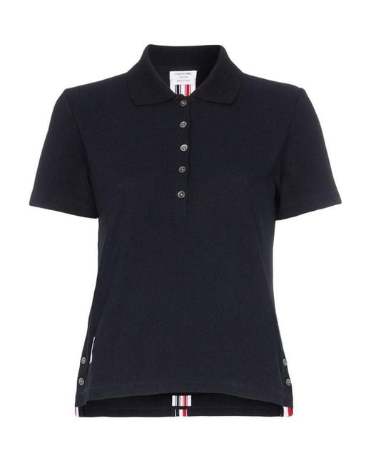 Thom Browne Blue Classic Polo Shirt