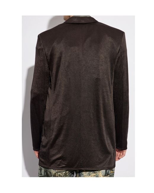 DIESEL Black J-Pekka-Plain Tailored Jacket for men