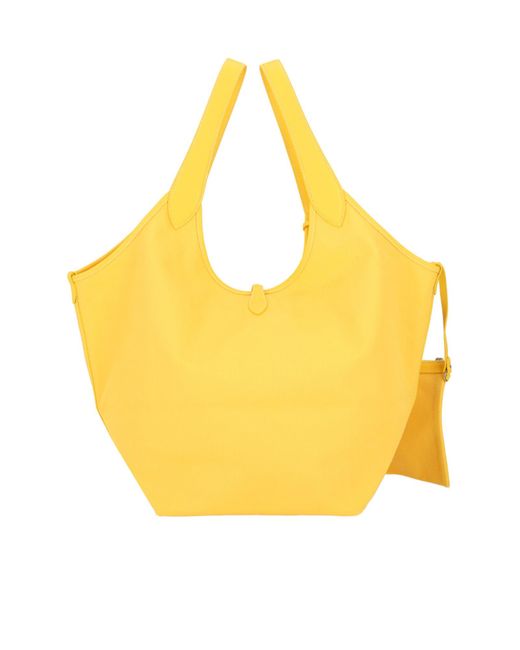 Polo Ralph Lauren Yellow Large Canvas And Leather Tote Bag for men