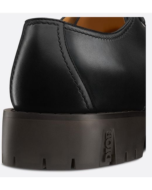 Dior Homme Round-Toe Lace-Up Shoes in Black for Men | Lyst