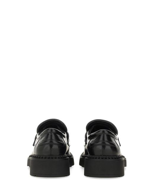 Ash Black Round-Toe Loafers