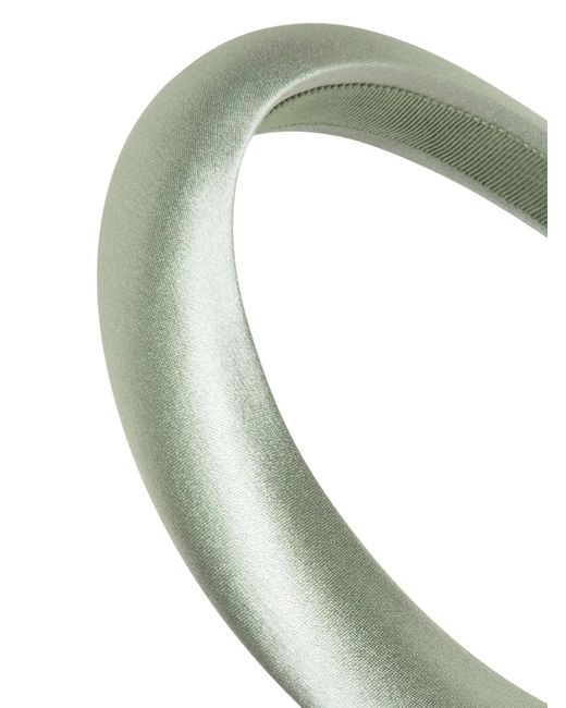 Jennifer Behr Metallic Tori Satin Headband