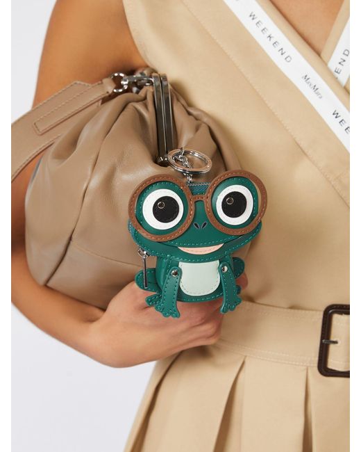 Weekend by Maxmara Green Leather Coin Purse