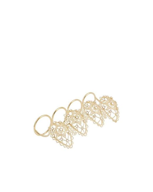 Dior Metallic D-Renaissance Multi-Finger Ring