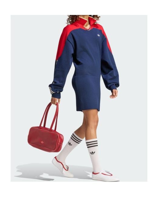 Adidas Originals Blue Polo Dress