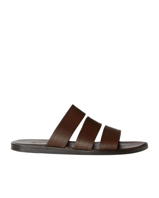 Loro Piana Brown Naha Slip-On Sandals for men