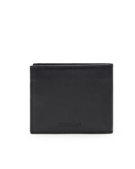 Off-White c/o Virgil Abloh Blue Bookish Arrow Spray Bi-Fold Wallet for men