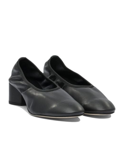 Aeyde Black Gemma Heeled Pumps