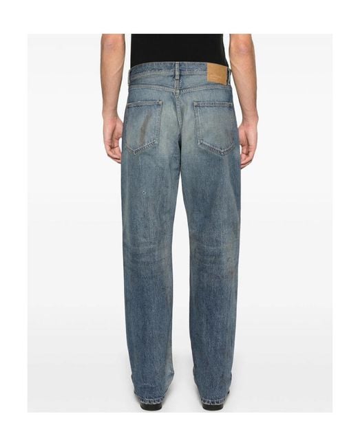 Enfants Riches Deprimes Blue Enfants Riches Déprimés Distressed Straight-Leg Jeans for men