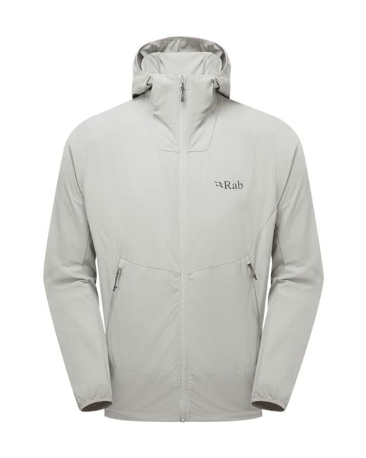 Rab Gray Borealis Hooded Jacket for men