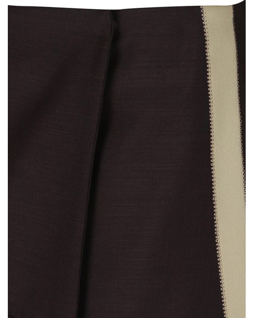 Miu Miu Brown Kid Mohair Miniskirt