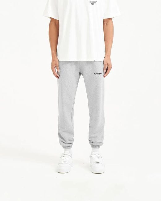 Represent Brown Elastic Waist Sweatpants for men