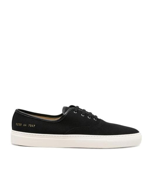 Common Projects Black Round-Toe Sneakers for men