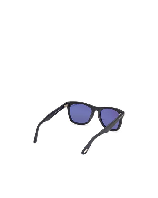 Tom Ford Blue Logo Sunglasses for men
