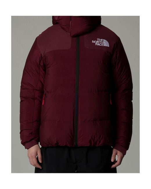 The North Face Red Rmst Himalayan Baltoro Hodoed Down Jacket for men