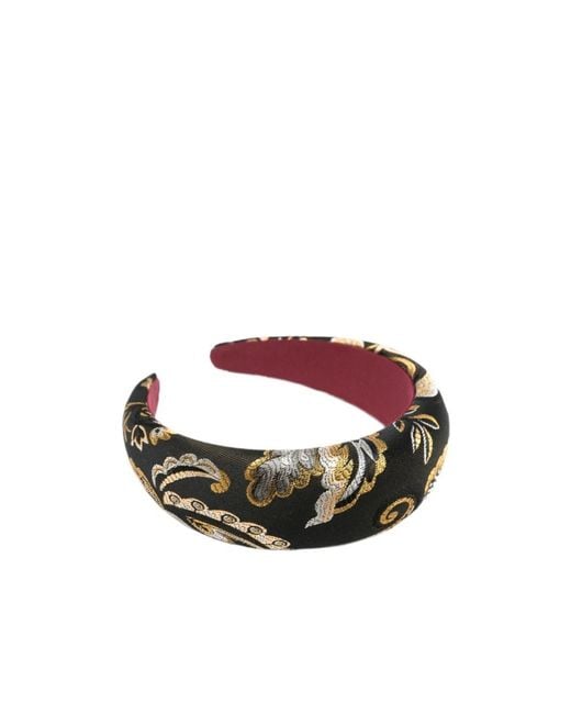 Etro Multicolor Floral Jacquard Headband