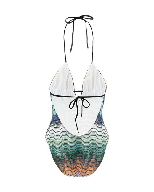 Missoni Blue Patterned Swimsuit