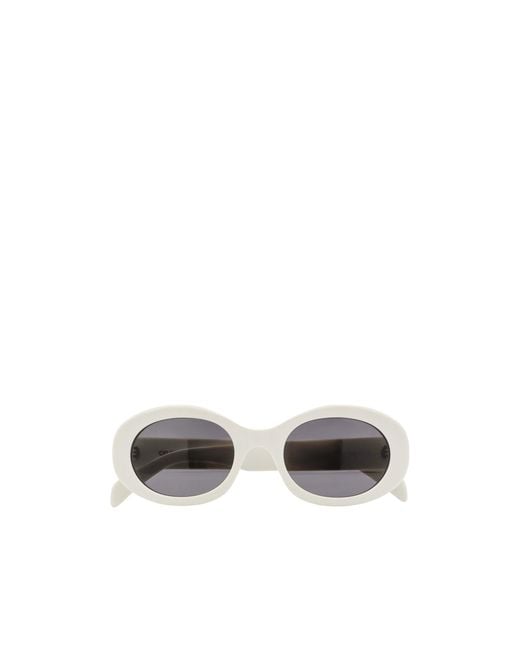 Céline White Triomphe 01 Sunglasses