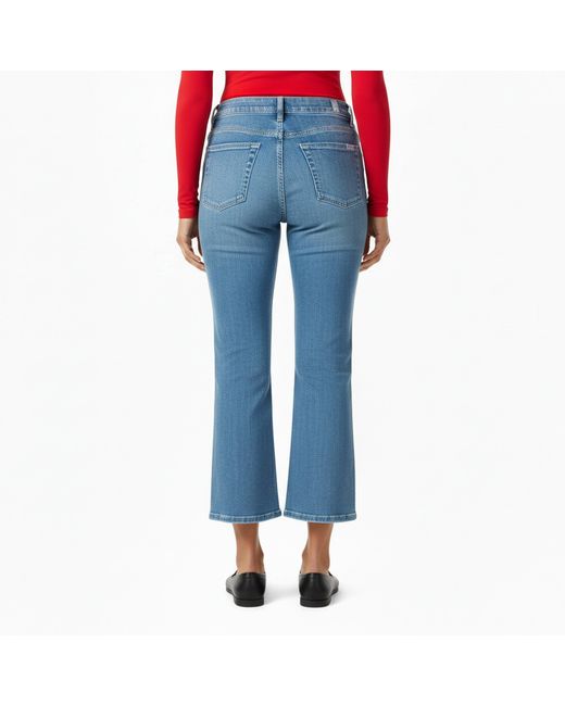7 For All Mankind Blue Slim Fit Jeans