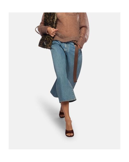 The Attico Blue The Wide-Leg Jeans