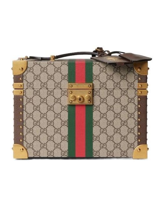 Gucci Brown Savoy Medium Beauty Case