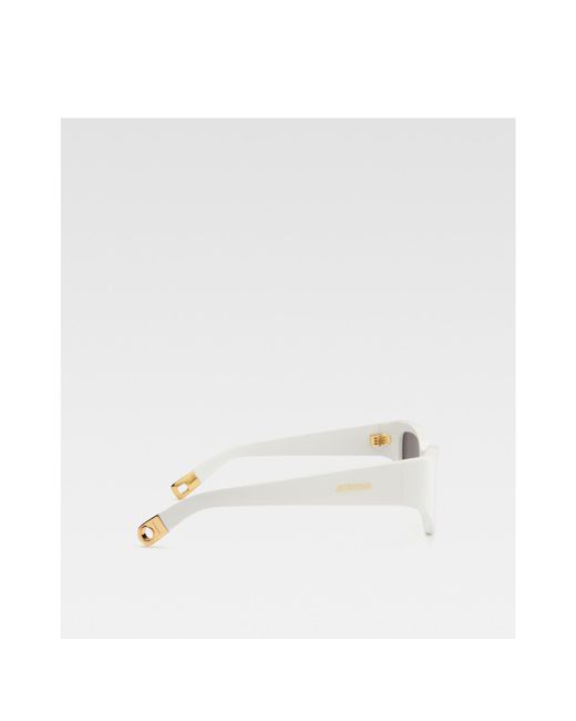 Jacquemus White Gala Sunglasses for men