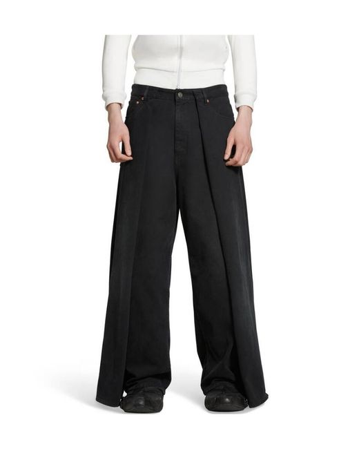 Balenciaga Black Double Side Pants for men