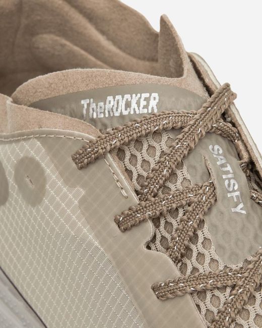 Satisfy Gray The Rocker Lace-Up Sneakers for men