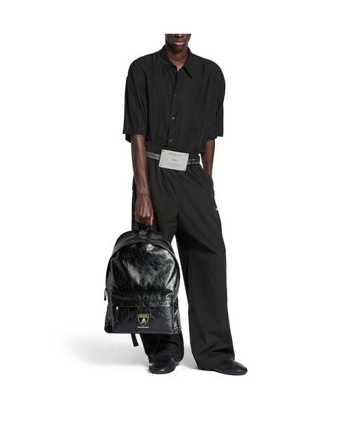 BALENCIAGA x Lamborghiniコラボ Explorer バックパック Men's Balenciaga | Automobili Lamborghini Explorer Backpack