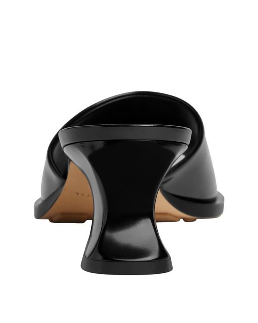 Bottega Veneta Black Cha-Cha Mules