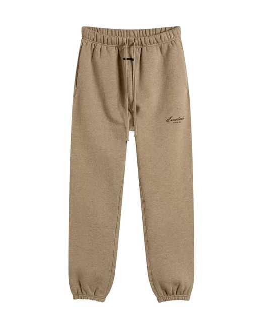 Fear Of God Natural Logo-Print Track Pants