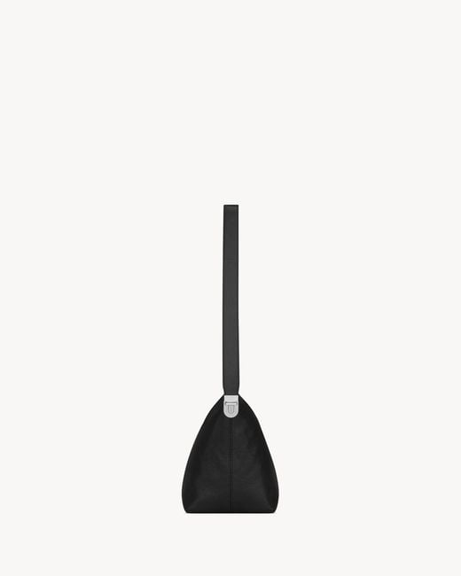 Saint Laurent Black Le Tuc Giant Crossbody Bag for men