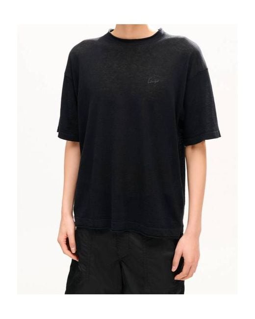 KENZO Black Signature' Embroidered Light T-Shirt for men