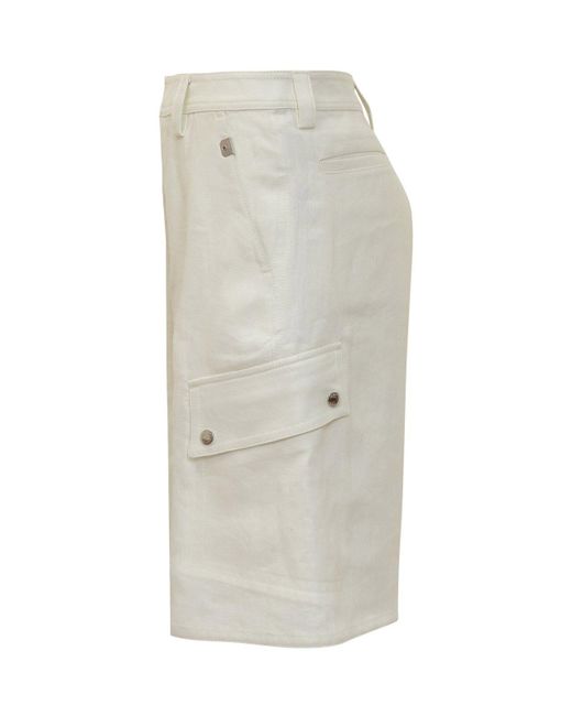 Off-White c/o Virgil Abloh Gray Solid Shorts for men