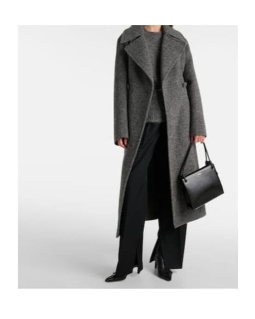 Jil Sander Gray Alpaca And Wool-Blend Sweater