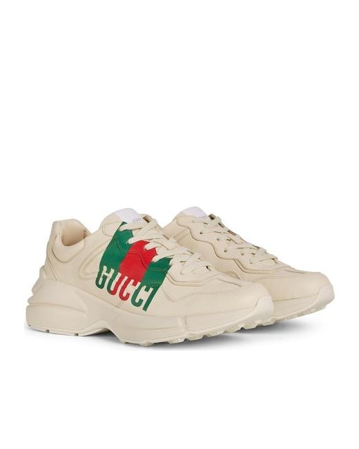 Gucci Natural Rython Sneakers for men