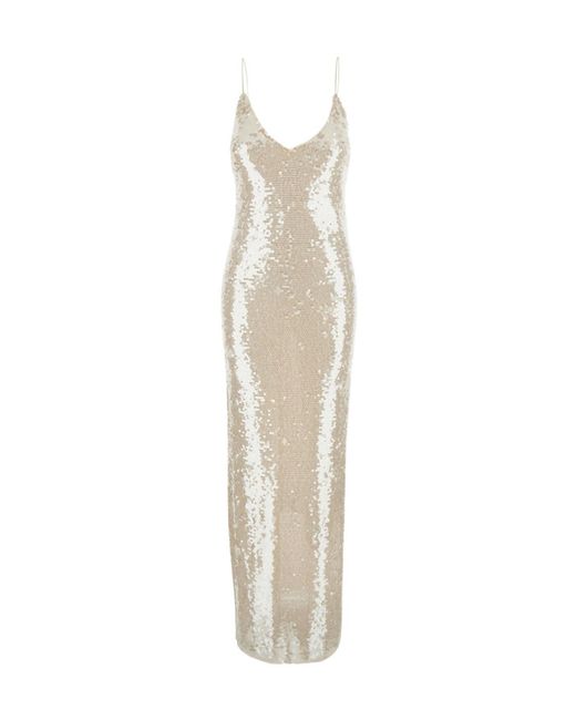 Forte_forte White Sequin Dress