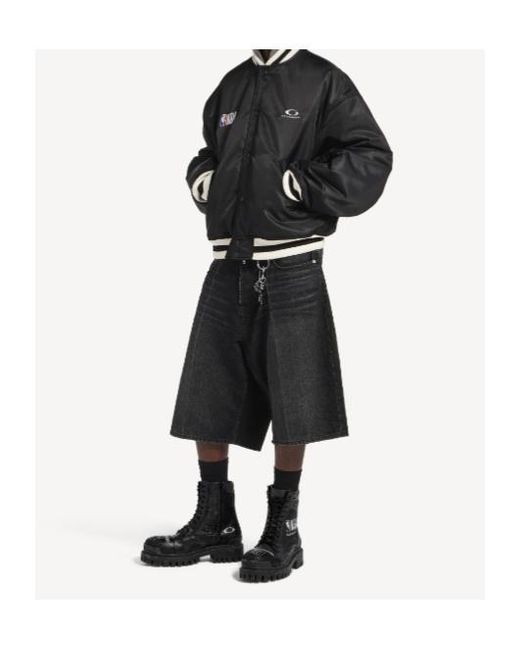 Balenciaga Black Nba Collaboration Combat Strike Boot for men