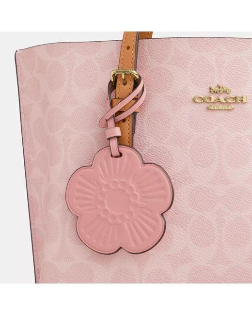 COACH Pink Mollie Tote Bag 25