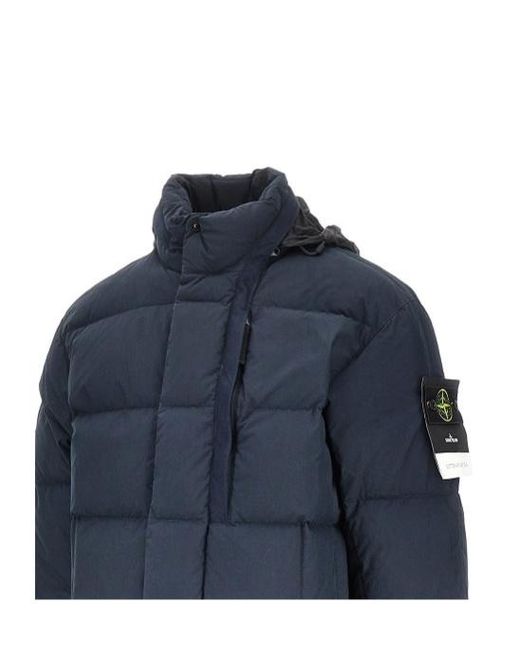 Stone Island Blue Long-Sleeve Jacket for men