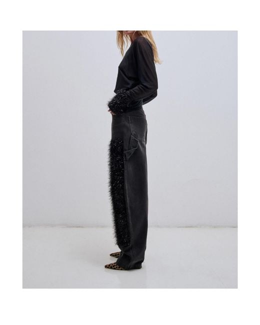 DARKPARK Black Audery Double-Knee Jeans