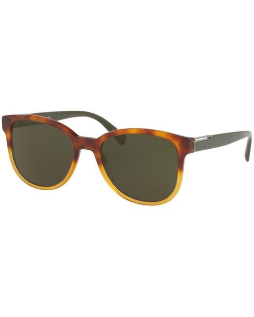 Prada Green Logo Sunglasses for men