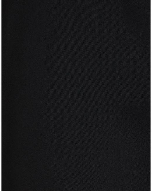 Saint Laurent Black Solid Color Straight Suit Pants