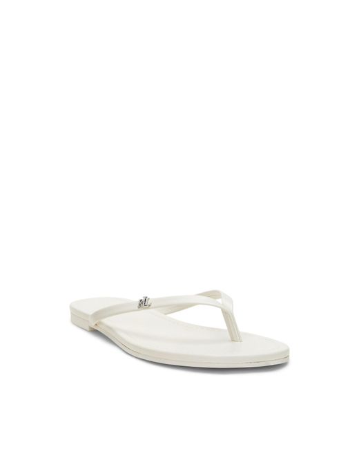 Ralph Lauren White Logo Details Flip-Flops
