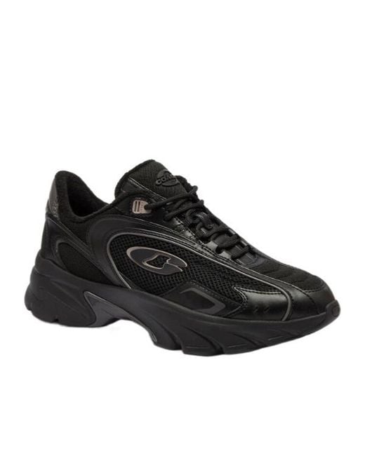 COACH Black Speed Runner Sneakers for men