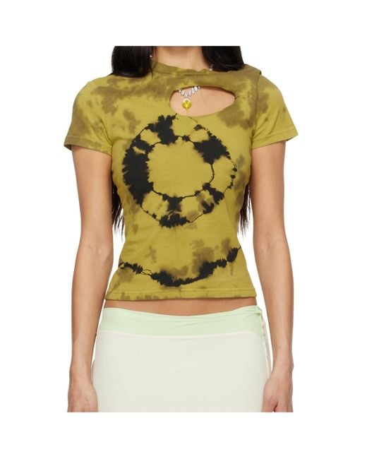 OTTOLINGER Green Crew Neck Short-Sleeved T-Shirt