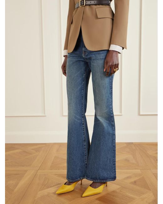 Staud Yellow Sebastian Mules