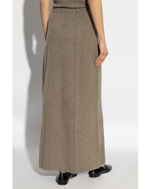 Lisa Yang Waist Loop Skirt in Brown | Lyst
